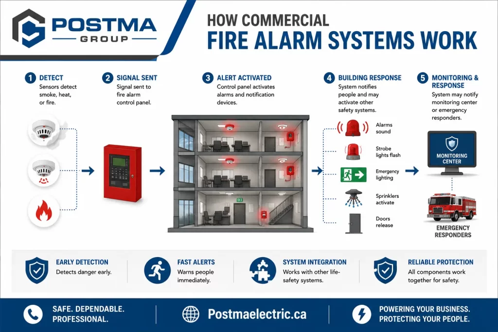 How Commercial Fire Alarm Systems Work